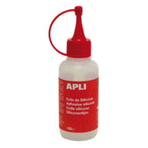 COLA SILICONA 100ML GOMA EVA | 12 UNIDADES | (APLI MANUALIDADES)